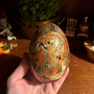 Handcrafted Oriental Decorative Egg